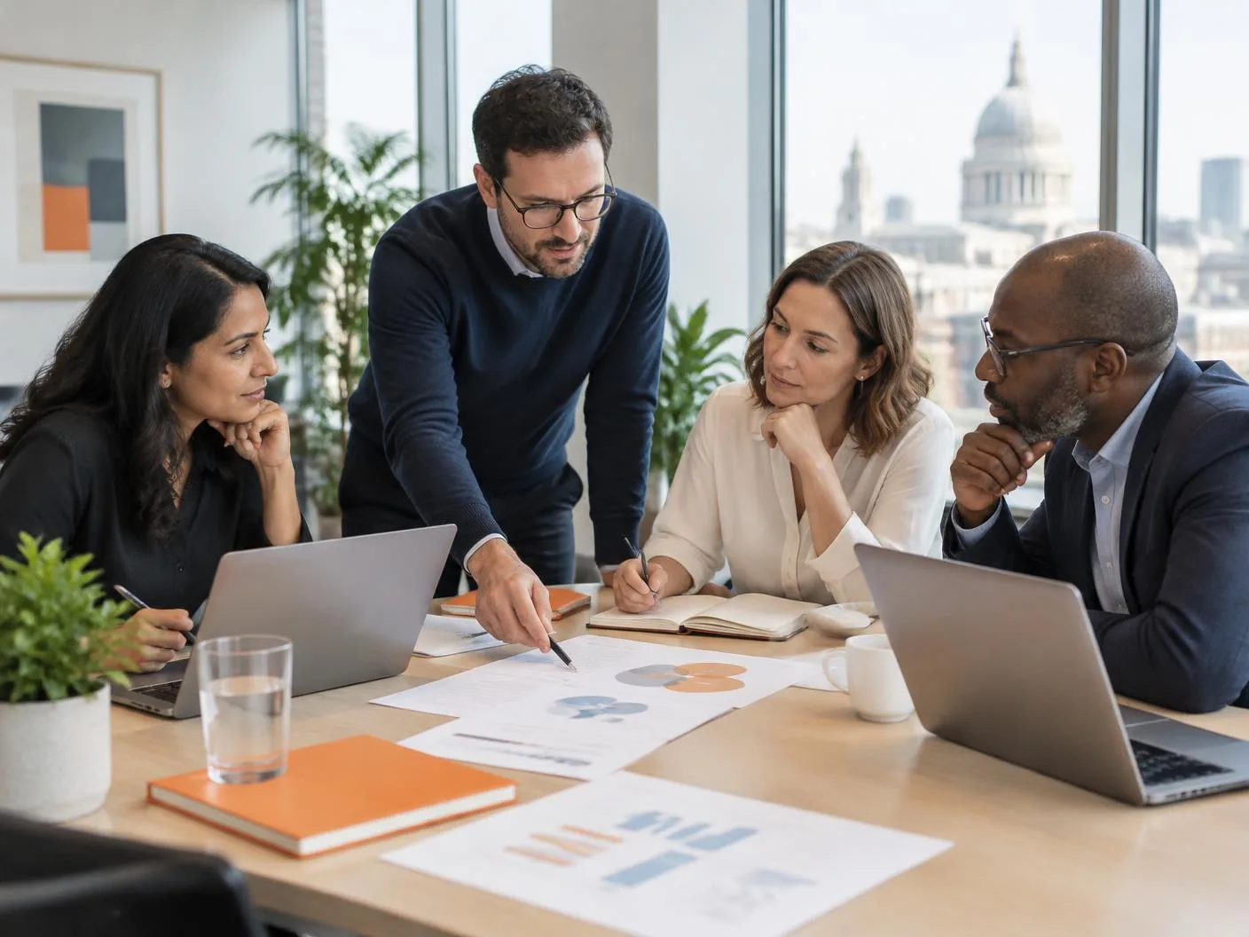 Fourth Wall Research consultants collaborating on a COA strategy